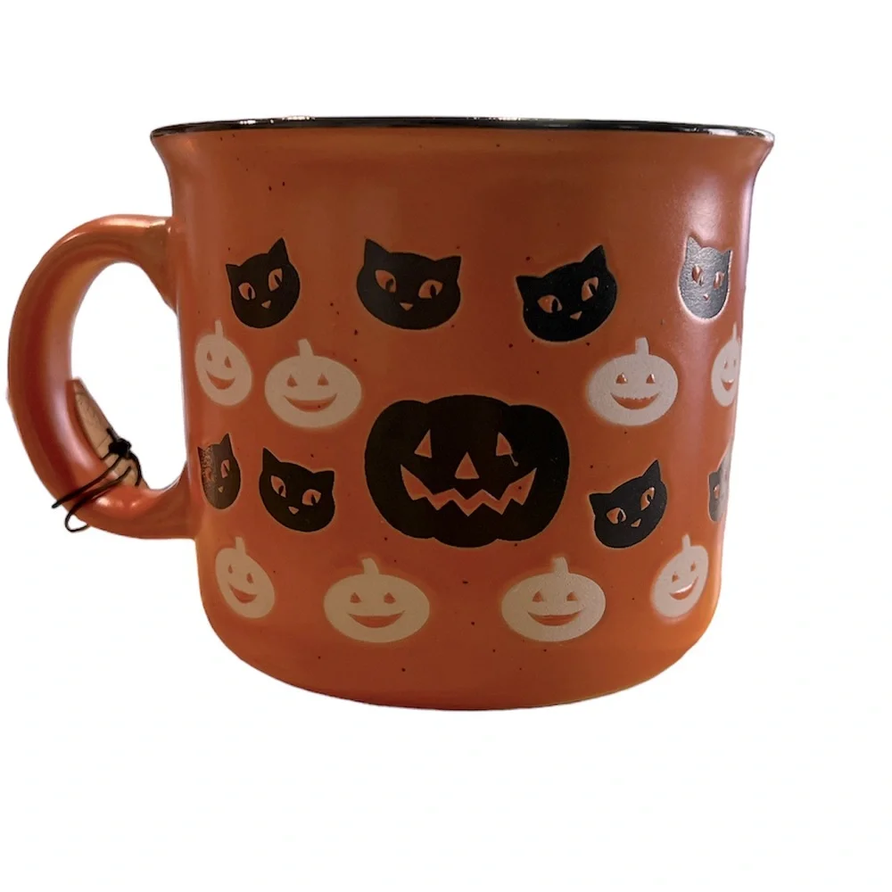 Pumpkin kitten‎ Halloween mug